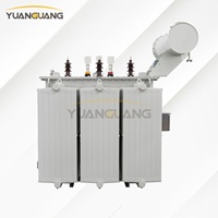 Transformateur de distribution triphasé 11 kV 50 kVA 160 kVA 250 kVA avec noyau CRGO conforme à la norme IEEE et conservateur pour réseaux électriques
