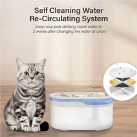 Fontaine pour chat 2.8L grande capacité WIFI automatique eau potable mangeoire électrique chat bol d'eau chat fontaine d'eau pour animaux de compagnie