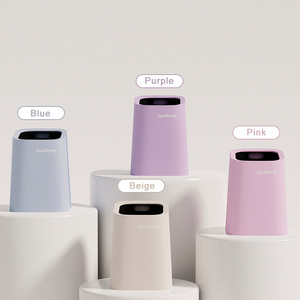 Nhà Máy Bán buôn Ins <span class=keywords><strong>18L</strong></span> vuông PP nhựa màu tím màu hồng hình chữ nhật Thùng rác có thể văn phòng nhà Thùng rác với bên trong <span class=keywords><strong>bin</strong></span> - Product Image 5