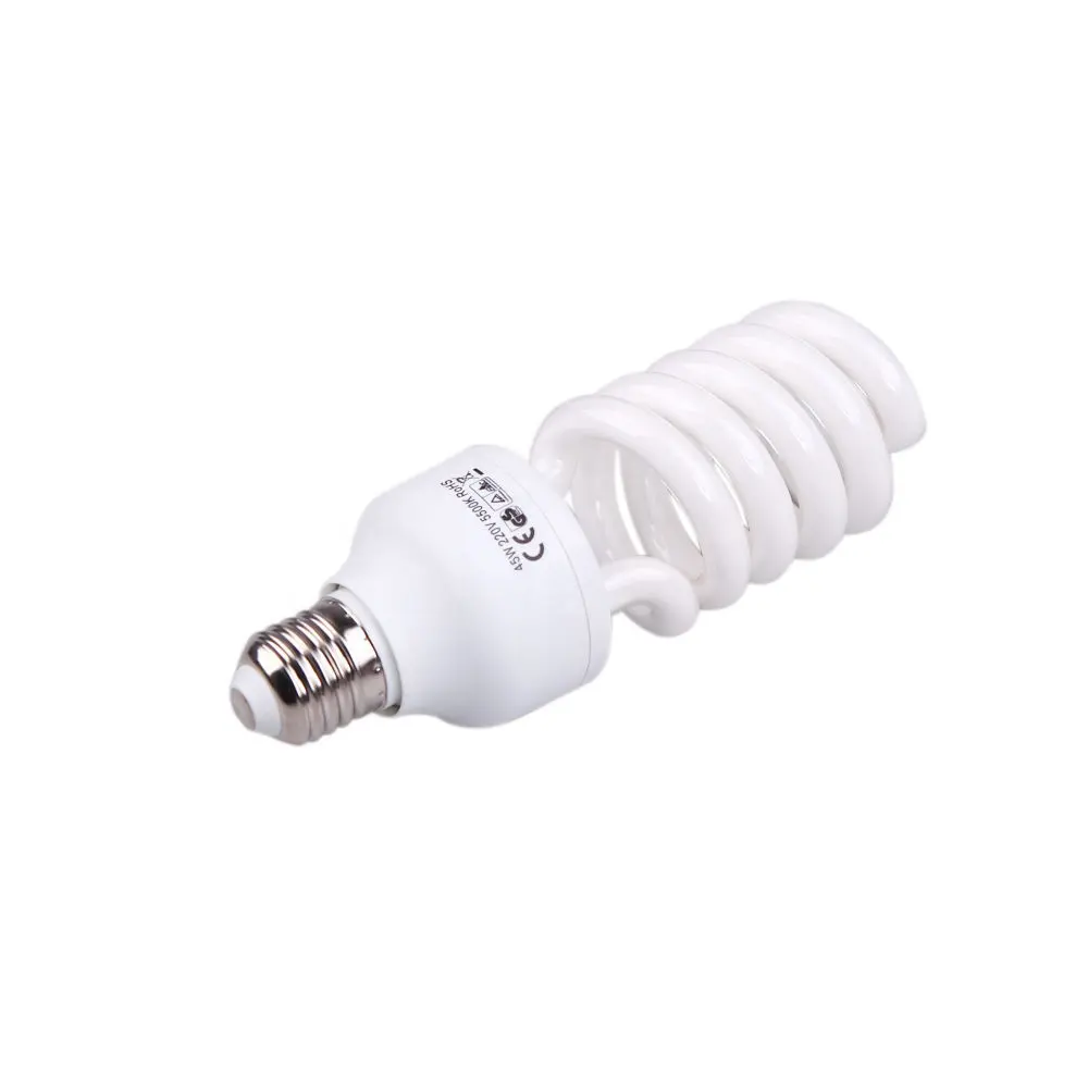 Lámparas de ahorro de energía AC110 o 220V.E27 B22 PBT 8000HRS Caja de color Fábrica de China Precio más barato Espiral 20W 25W OEM 60 80 E27 CFL