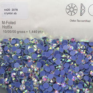 럭키 벌크 빅 사이즈 SS40 SS50 2088 8 + 8 ab 스타 크리스탈 ab 핫픽스 모조 다이아몬드 핫픽스 스톤 모조 다이아몬드에 스톤 크리스탈 철 - Product Image 3