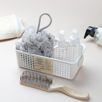 Paniers de rangement en plastique avec poignées, bacs organisateurs multi-tailles pour cuisine, salle de bain, garde-manger, pharmacie, médicaments, personnalisables OEM