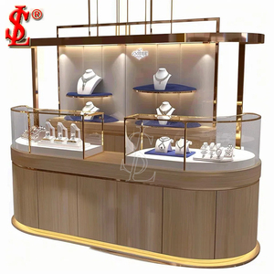 Vitrine de présentation de bijoux en verre de luxe sur mesure, vente, vitrine de magasin de bijoux, comptoir de bijouterie, vitrine de présentation de bijoux - Product Image 6