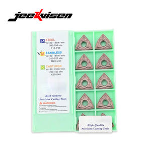 Inserto de Torneado de Carburo de Tungsteno WNMG080404-MA JA215P, Herramienta de Corte para Máquina de Torno CNC, para Acero Duro - Product Image 4