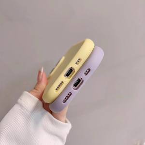 Compatible avec l'étui pour iPhone 15, 17Pro Couleur unie Fille dodue, pour Apple 13/14 Cadre d'objectif en métal, 16 Housse de protection - Product Image 3