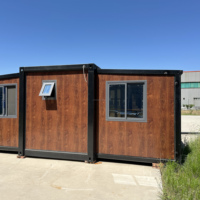 Maisons mobiles pliantes préfabriquées de 20 et 40 pieds, maisons conteneurs extensibles de luxe, maisons modulaires préfabriquées