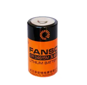 NEW battery ER34615M ER34615 lithium battery 3.6V 14000mah D type PLC GPS Water meter control in Li-ion battery
