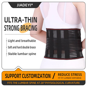 <span class=keywords><strong>Ceinture</strong></span> <span class=keywords><strong>de</strong></span> <span class=keywords><strong>soutien</strong></span> <span class=keywords><strong>lombaire</strong></span> FengYu, confortable, respirante, en polyester, <span class=keywords><strong>pour</strong></span> le travail, à décompression, très vendue - Product Image 4
