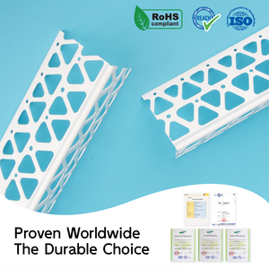 Customizable Flexible Impact Resistant White Vinyl <b>PVC</b> Corner <b>Bead</b> for Easy DIY Wall Repair - Product Image 5