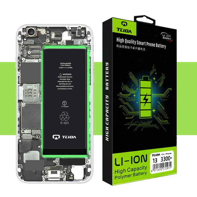 TLIDA Neutral Package Cell Phone Bateria for Iphone XS Max 12 PRO 11 X XR Capacity High Quality Battery