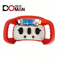 Télécommande sans fil pour finisseur d'asphalte, télécommande radio industrielle à double joystick avec écran LCD