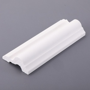 Accesorios para pisos Color blanco puro <span class=keywords><strong>de</strong></span> alta densidad 10cm Altura PS Zócalo para esquina <span class=keywords><strong>de</strong></span> piso - Product Image 5