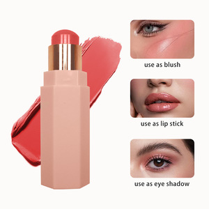 5 colores Etiqueta Privada mejilla rubor <span class=keywords><strong>rosa</strong></span> <span class=keywords><strong>palo</strong></span> mate crema rubor logotipo personalizado maquillaje rubor <span class=keywords><strong>palo</strong></span> - Product Image 4