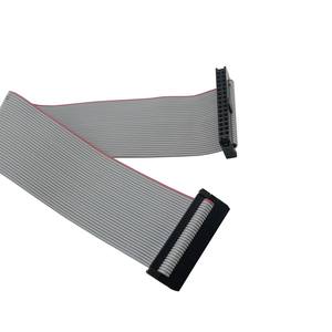 IDC 带状电缆 <span class=keywords><strong>2</strong></span>.0mm 间距 <span class=keywords><strong>2</strong></span>.54mm IDC 连接器转 <span class=keywords><strong>2</strong></span>.54mm IDC 带凸点反向预镀锡灰色扁平带状电缆 - Product Image 1