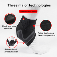 Attelle de cheville respirante à compression, stabilisateur, pour hommes et femmes, manchon élastique pour entorse du pied, protection sportive professionnelle