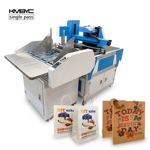 Machine d'impression en ligne pour sacs en papier, impression en un seul passage, 4 couleurs, imprimante pour sacs d'emballage personnalisés - Product Image 1