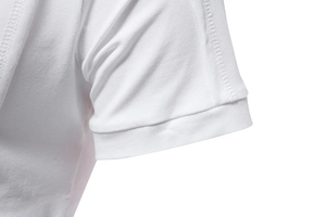 Camiseta de manga corta de verano personalizada para hombre talla grande 95% algodón 5% Spandex costura línea empalme camiseta personalizable - Product Image 3