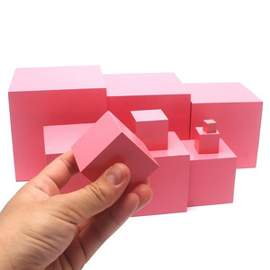 Tour Rose Waldorf en Bois pour l'Apprentissage Sensoriel, Jouets Éducatifs pour l'Enseignement Scolaire, Matériel Pédagogique Montessori - Product Image 3