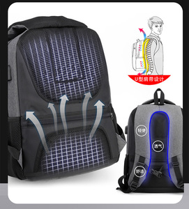 Custom Men's Multiple Large Capacity Travel Sport <b>Rucksack</b> Outdoor Waterproof Business Smart Laptop Backpack - Product Image 6