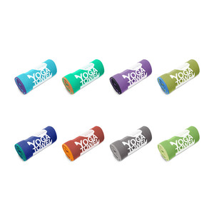 colorido ligero <span class=keywords><strong>Super</strong></span> suave absorbente de sudor de secado rápido antideslizante de gamuza de microfibra Yoga Mat toalla - Product Image 6