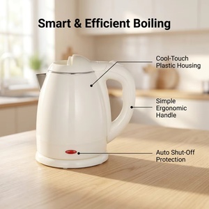 Hervidor de Agua Inalámbrico de Acero Inoxidable de 1.2L, Calentador Portátil para Uso Doméstico y Hotelero, Hervidores de 1.2L - Product Image 5