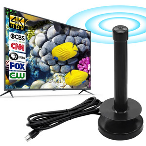 <span class=keywords><strong>Antena</strong></span> de <span class=keywords><strong>TV</strong></span> digital para interiores de alta ganancia 25DBI, de alta definición, para recepción de HDTV, longitud del <span class=keywords><strong>cable</strong></span> UHF de 1,5 m - Product Image 1