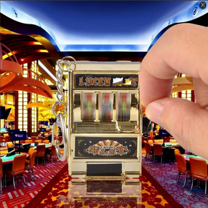 Divertido mini máquina tragaperras llavero suerte fruta ranura juego máquina juguete llavero Lotto <span class=keywords><strong>Bingo</strong></span> para niños mochila bolsa colgante encanto regalo - Product Image 5