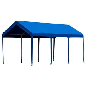 FEAMONT Abri de voiture extérieur personnalisé 3x6m Carports robustes pour tente de stationnement de voiture Tente d'auvent de garage de voiture portable