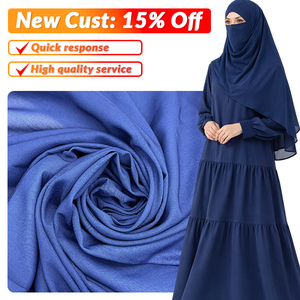 Hiyab de Chifón para Mujer, Color Sólido, Suave, Transpirable, Ligero, de Longitud Media, para Uso Diario y Modesto - Product Image 2