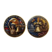 Pièce de monnaie en métal Augusta, souvenir commémoratif du Masters de golf, médaille ronde artisanale, ornement carte du parcours, pièce de monnaie souvenir à tenir en main