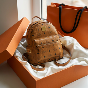 Sac à dos de créateur M-Family en cuir véritable de vachette, sac de voyage de luxe pour femme, grande capacité, style créateur - Product Image 1