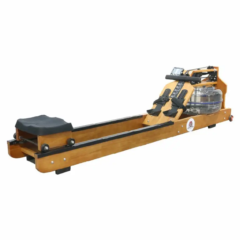 Water Rowing MachineWooden Rower for Home Use with LCD Monitor Indoor Cardio Machine Strength Training Exercise Equipment
