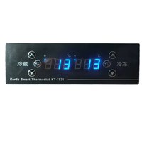 Termostato Digital Programable para Refrigerador KT-7521 con Panel Grande, Gestiona 3 Funciones: Refrigeración + Congelación + Control de Iluminación