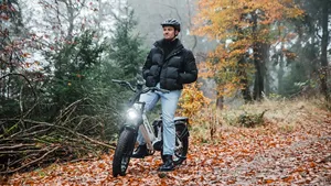 <span class=keywords><strong>Bicicleta</strong></span> Eléctrica para Adultos <span class=keywords><strong>Cyrusher</strong></span> Kommoda Pro, Motor Trasero de 250W, Batería de 52V20Ah, Neumáticos Gruesos de 20 Pulgadas, Todoterreno - Product Image 6