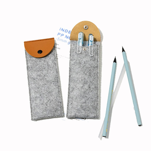 Gran Stock Disponible, Estuche para Lápices de Fieltro Ecológico con Impresión Personalizada, Cierre de Cremallera, para Uso Escolar y de Oficina, Alta Calidad, Mofelt MFT-22 - Product Image 2