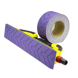 Wholesale Sandpaper P240 Purple Ceramic Grinding 150mm 125mm Sanding Disc 5 Inch 6inch Sanding Pad Sander Disc - Product Image 3