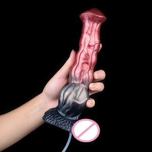 NNSX Fantasy Realistic <strong>Horse</strong> Penis Knot Ejaculation <strong>Dildo</strong> Silicone Squirting Penis <strong>Large</strong> Anal Plug Sex Toys for Women Men - Product Image 5