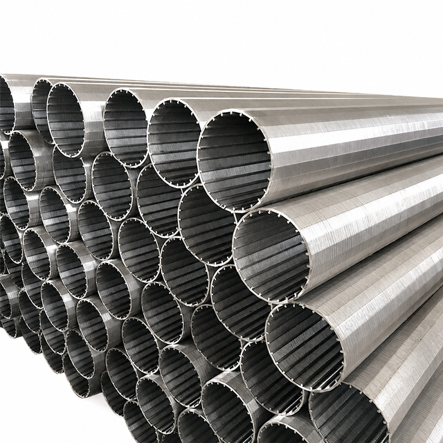 Stainless Steel V Wrapped Wedge Wire Filter Screens Coanda Screen Wedge Screen Mesh for Fish Pond and Beer Brewery