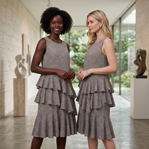 Collection tendance de robes pour femmes, robes d'été en tissu léger, robe de soleil pour les voyages - Product Image 2