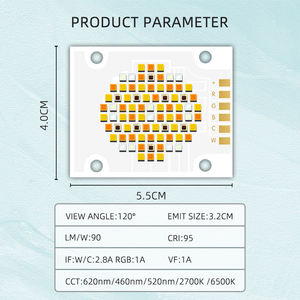 उत्पाद निर्माता 4050 180 डब्ल्यू पांच रंग कोब के नेतृत्व वाले चिप्स - Product Image 3
