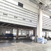Maison basculante automatique personnalisée en gros Porte sectionnelle verticale industrielle de garage avec ascenseur Porte sectionnelle