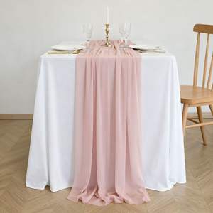 <span class=keywords><strong>Chemin</strong></span> <span class=keywords><strong>de</strong></span> <span class=keywords><strong>table</strong></span> en <span class=keywords><strong>mousseline</strong></span> transparente pour mariage, événement, maison, anniversaire, baby shower, <span class=keywords><strong>vert</strong></span> sauge, rose, or, <span class=keywords><strong>chemin</strong></span> <span class=keywords><strong>de</strong></span> <span class=keywords><strong>table</strong></span> décoratif pour salle à manger - Product Image 4