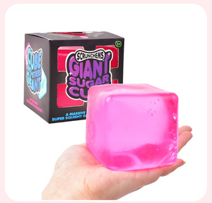 Balle sensorielle anti-stress en forme de glaçon coloré, faite à la main en plastique/EVA/TPR, à rebond lent, unisexe pour enfants - Product Image 2