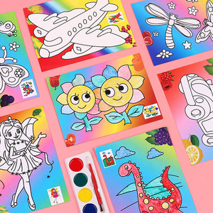 Watercolor Sketchbook For Children Early <b>Education</b> Coloring <b>Book</b> Kindergarten Crafts DIY Art Set 4-6 Years Old Paper Material - Product Image 3