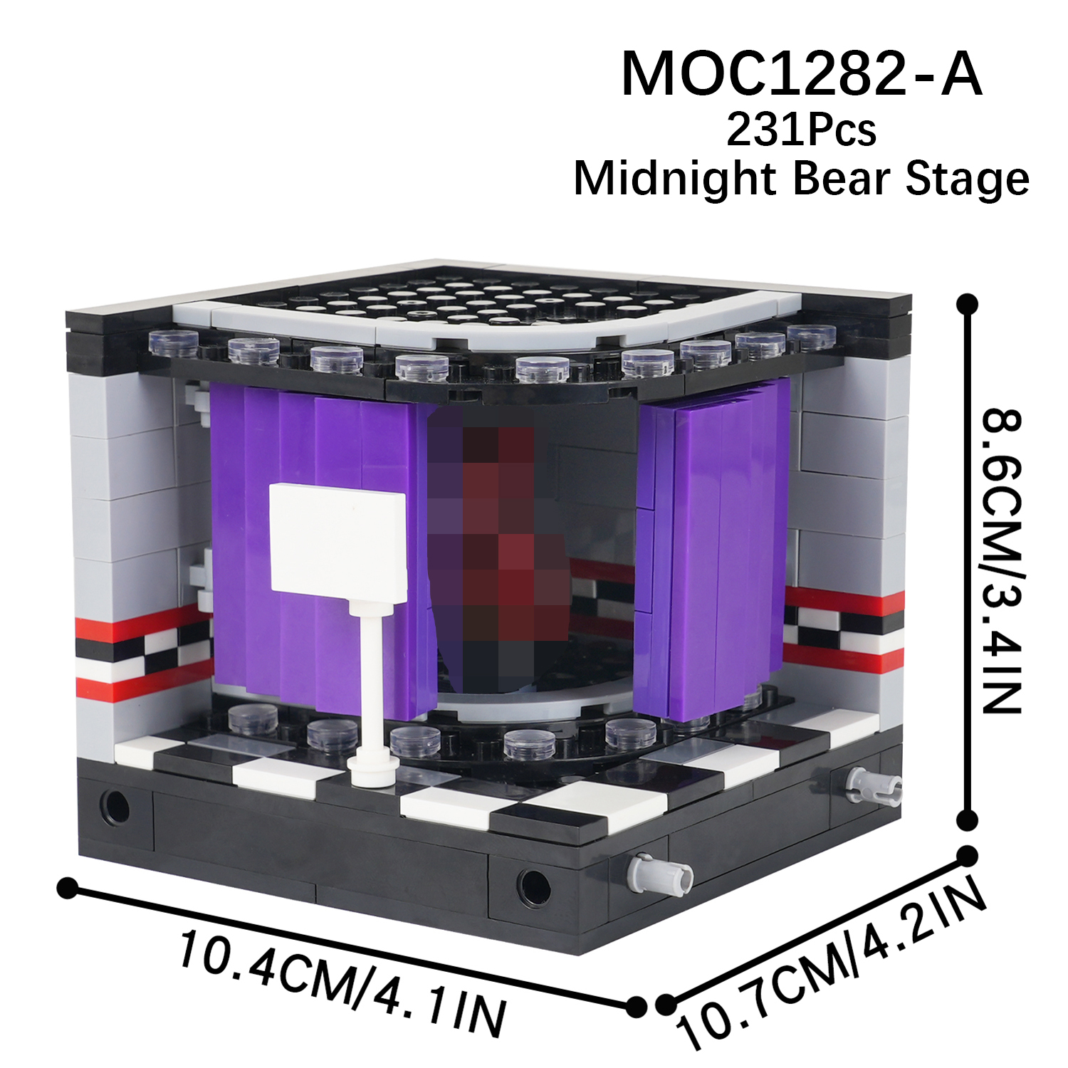 MOC1266-1269 FNAFフレディボニーフォクシーチカホラーゲーム