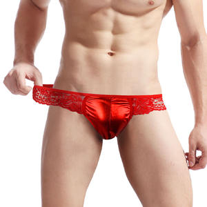 Biancheria intima da <span class=keywords><strong>uomo</strong></span> all'ingrosso in <span class=keywords><strong>pelle</strong></span> con stringhe di pizzo T-Pants sottili - Product Image 2