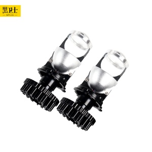 Motorcycle <b>H4</b> 9003 Hi/Lo Beam LED Mini Projector Lens Car Styling Headlight Bulbs Automobile Lamp 6000K 8000LM Focused Light Y6 - Product Image 2
