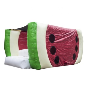 Ostacolo di salto del castello dell'anguria dei buttafuori del ponticello gonfiabile di alta qualità commerciale della casa di rimbalzo - Product Image 3