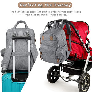 Sac à dos pour bébé unisexe imperméable et durable à plusieurs poches, sac de voyage multifonctionnel pour la maternité, rangement portable pour l'extérieur - Product Image 6