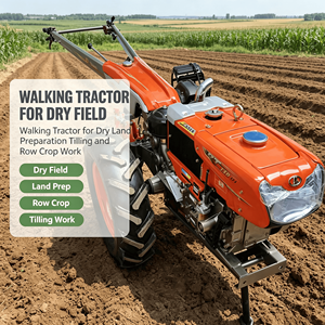 Tractor <span class=keywords><strong>de</strong></span> <span class=keywords><strong>Mano</strong></span> <span class=keywords><strong>de</strong></span> 8-32 HP, Tractor Manual Diésel <span class=keywords><strong>de</strong></span> Uso Pesado Multiusos para Preparación <span class=keywords><strong>de</strong></span> Suelos en Grandes Fincas - Product Image 5